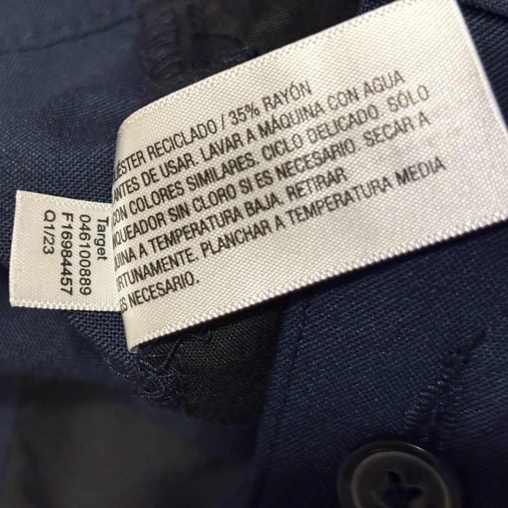 Cat & Jack Boys’ Navy Blue Dress Pants - Picture 3 of 6